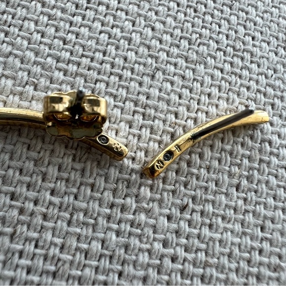 NADRI • Gold Plated Zirconia Ear Climbers Earrings - Picture 4 of 5